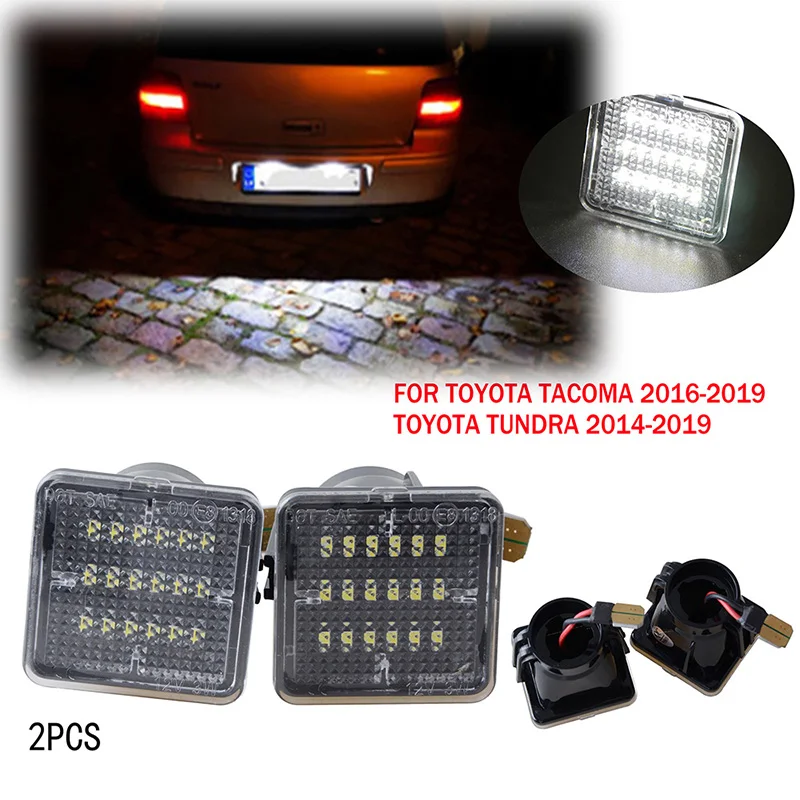 12V No Error Car License Number Plate Light White LED License Plate Lights Accessories Fit for TACOMA 2016-2019 TUNDRA 2014-2019
12V No Error Car License Number Plate Light White LED License Plate Lights Accessories Fit for TACOMA 2016-2019 TUNDRA 2014-2019