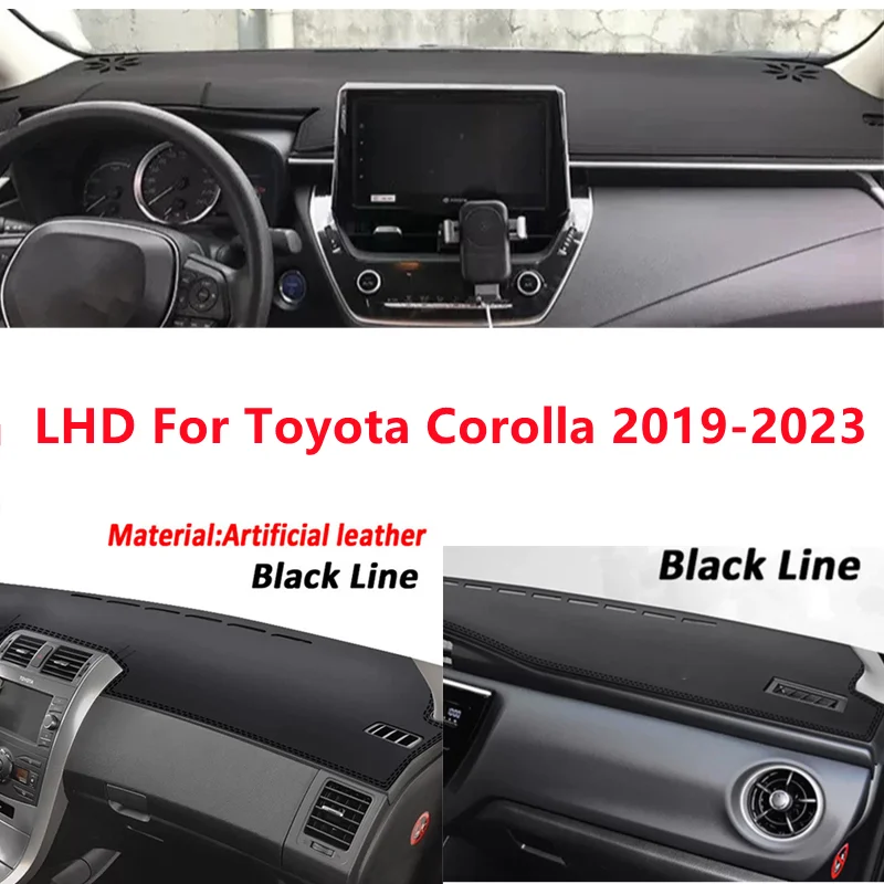 Car LHD Dashboard Cover Mat Sun Shade Pad Artificial Leather Dashmat For Toyota Corolla 2007-2023 GR SE XSE Hybrid Sedan
Car LHD Dashboard Cover Mat Sun Shade Pad Artificial Leather Dashmat For Toyota Corolla 2007-2023 GR SE XSE Hybrid Sedan