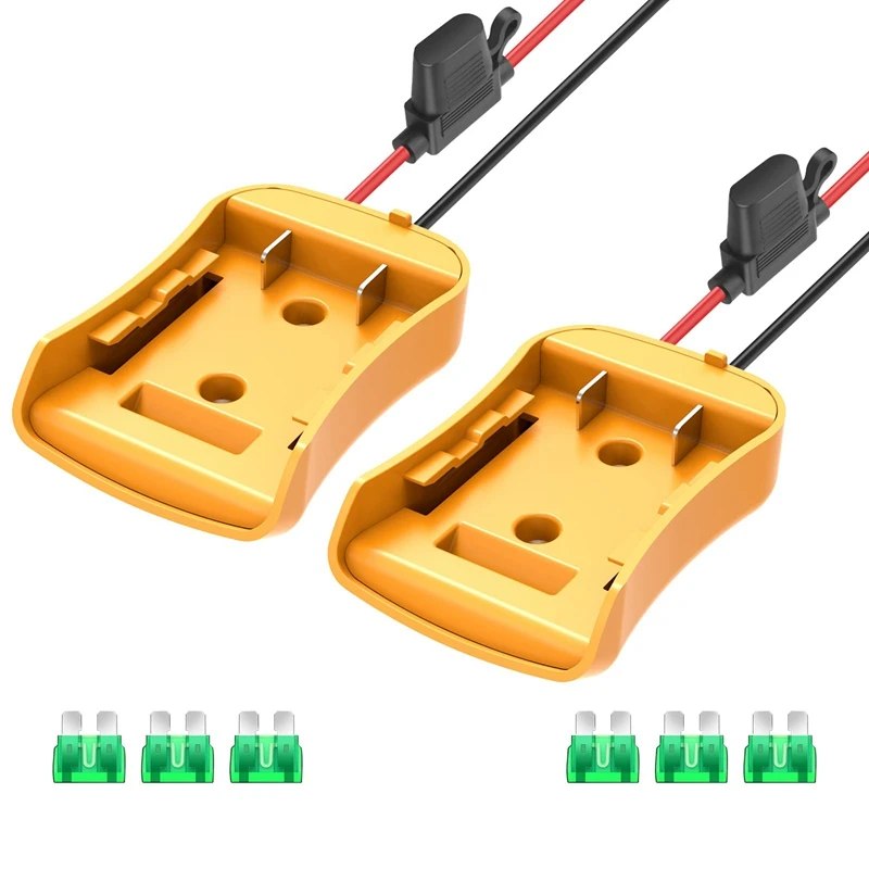 2 Packs Power Wheel Adapter For DW 20V Battery Adapter Power Wheels Battery Converter Kit
2 Packs Power Wheel Adapter For DW 20V Battery Adapter Power Wheels Battery Converter Kit