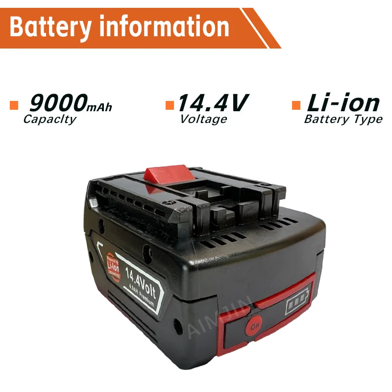 For Rechargeable 14.4V 9000mAh Lithium Ion Battery For Bosch Backup Battery Portable Replacement
For Rechargeable 14.4V 9000mAh Lithium Ion Battery For Bosch Backup Battery Portable Replacement