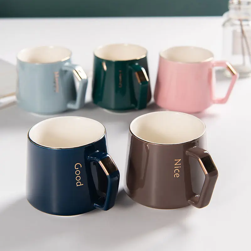 Creative Gold Tie Ear Cup Light Luxury Nordic Style Household Coffee Cup Solid Color Simple Ceramic Cup
Creative Gold Tie Ear Cup Light Luxury Nordic Style Household Coffee Cup Solid Color Simple Ceramic Cup