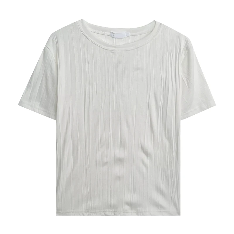 Мягкая и удобная Базовая однотонная Свободная Повседневная футболка из ткани с коротким рукавом
Мягкая и удобная Базовая однотонная Свободная Повседневная футболка из ткани с коротким рукавом