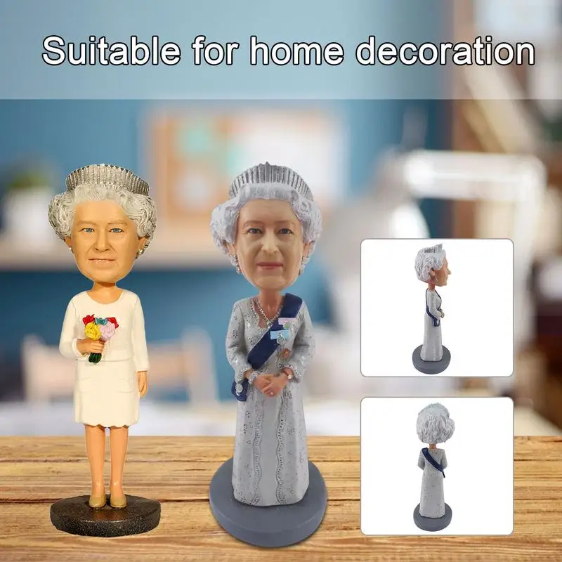 Queen Elizabeth II Car Ornament Platinums Jubilee 2022 70th Anniversary Resin Figurines Doll Auto Interior Dashboard Statue
Queen Elizabeth II Car Ornament Platinums Jubilee 2022 70th Anniversary Resin Figurines Doll Auto Interior Dashboard Statue