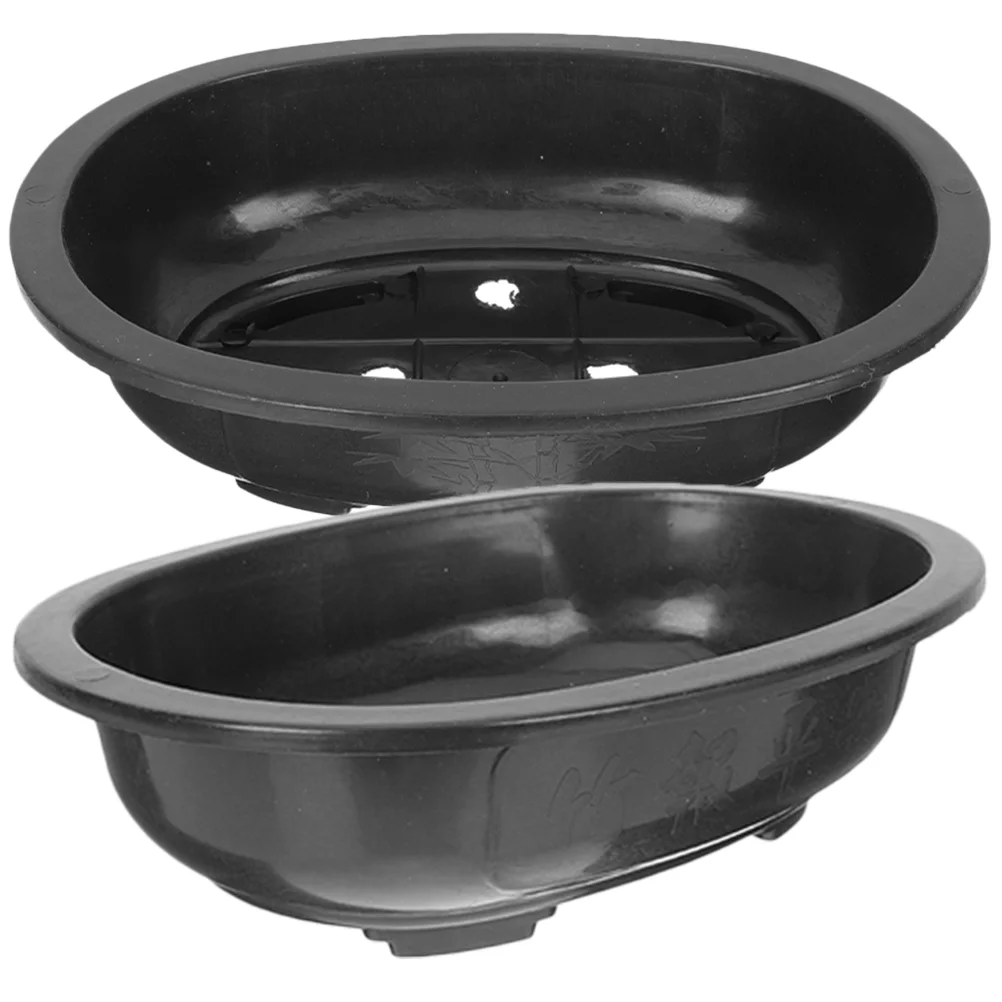 2Pcs Bonsai Training Pot Gardening Bonsai Pot Plants Cultivation Pot Garden Oval Container
2Pcs Bonsai Training Pot Gardening Bonsai Pot Plants Cultivation Pot Garden Oval Container