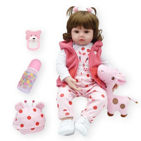 Мягкая силиконовая кукла для новорожденных, игрушка для девочек, игрушка для новорожденных, детские подарки, кукла для малышей, игрушки для детей на день рождения