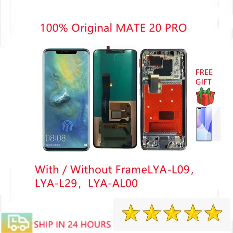 for Huawei Mate 20 Pro LYA-L09 Lcd Display Digital Touch Screen with FrameOriginal Mate 20 Pro Display Screen with Fingerprint
for Huawei Mate 20 Pro LYA-L09 Lcd Display Digital Touch Screen with FrameOriginal Mate 20 Pro Display Screen with Fingerprint