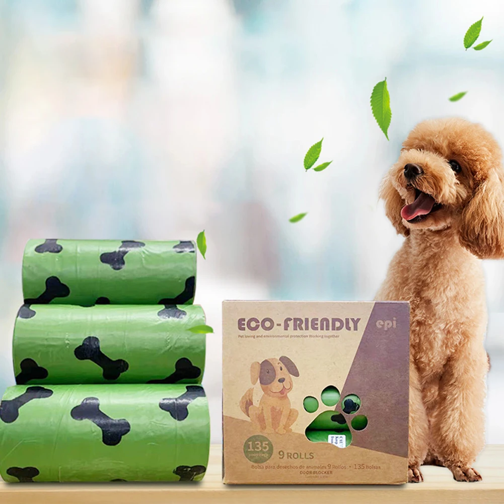 135pcs EPI Degradable Leakproof Portable Pick Up Eco Friendly Dog Poop Bag Thick Printed Scented Cute Strong Indoor Outdoor
135pcs EPI Degradable Leakproof Portable Pick Up Eco Friendly Dog Poop Bag Thick Printed Scented Cute Strong Indoor Outdoor
