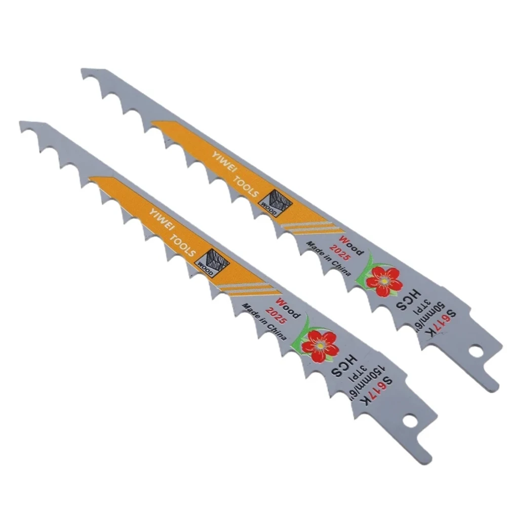 Hot Sale Newest Reliable Useful Tools Saw Blade Reciprocating Saw Wood Cutting 2pcs 5.9in Blade Jigsaw Blade Wood
Hot Sale Newest Reliable Useful Tools Saw Blade Reciprocating Saw Wood Cutting 2pcs 5.9in Blade Jigsaw Blade Wood