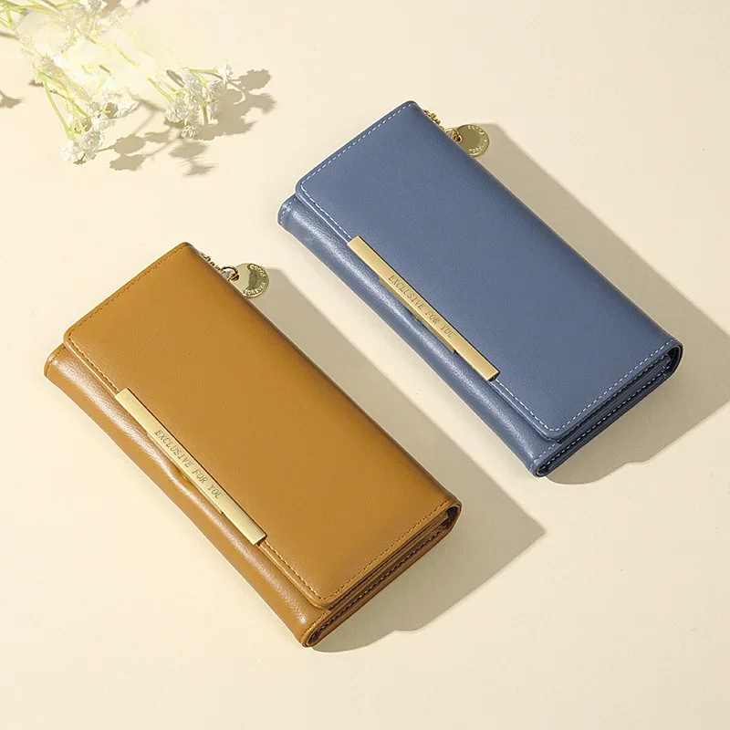 Women's Purse Long Solid Color Two Fold Pack Super Multi Card Holding Pack Solid Color Coin Purse
Women's Purse Long Solid Color Two Fold Pack Super Multi Card Holding Pack Solid Color Coin Purse