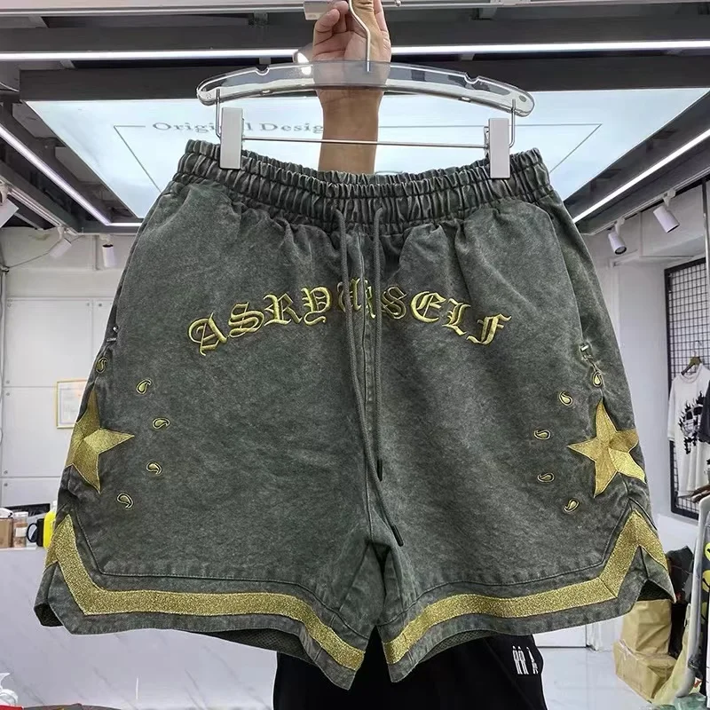 N-style Ретро армейский зеленый сделать старую золотую нить Тяжелая промышленная Вышивка Хай-стрит шорты
N-style Ретро армейский зеленый сделать старую золотую нить Тяжелая промышленная Вышивка Хай-стрит шорты