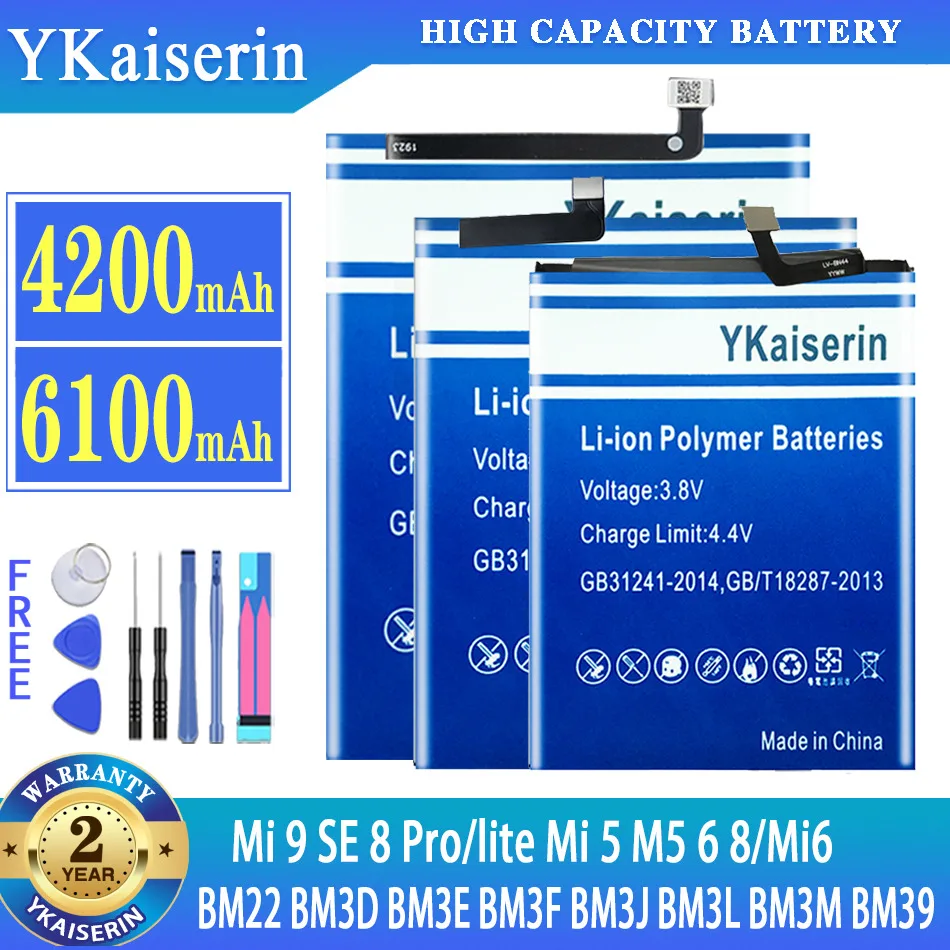 Аккумулятор ykaisin для Xiaomi 9 SE 8 Pro/lite Mi 5 M5 6 8 SE, запасная батарея BM22 BM3D BM3E BM3F BM3J BM3L BM3M BM39
Аккумулятор ykaisin для Xiaomi 9 SE 8 Pro/lite Mi 5 M5 6 8 SE, запасная батарея BM22 BM3D BM3E BM3F BM3J BM3L BM3M BM39