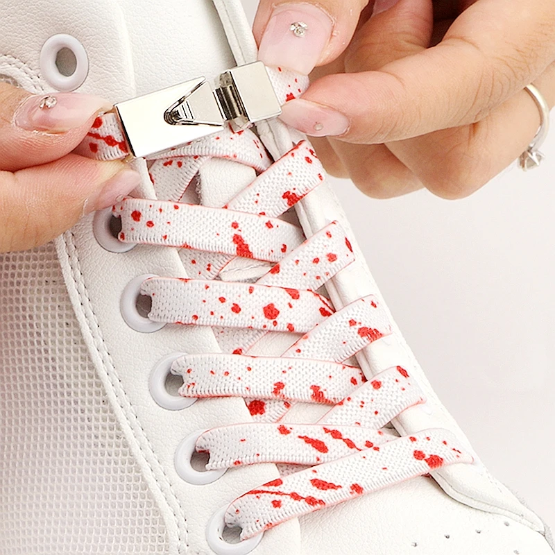 New Colorful Flat Shoelaces Without Ties Elastic Shoe Laces Pressing The Metal Lock Convenient Quick On And Off Lazy Shoelace
New Colorful Flat Shoelaces Without Ties Elastic Shoe Laces Pressing The Metal Lock Convenient Quick On And Off Lazy Shoelace