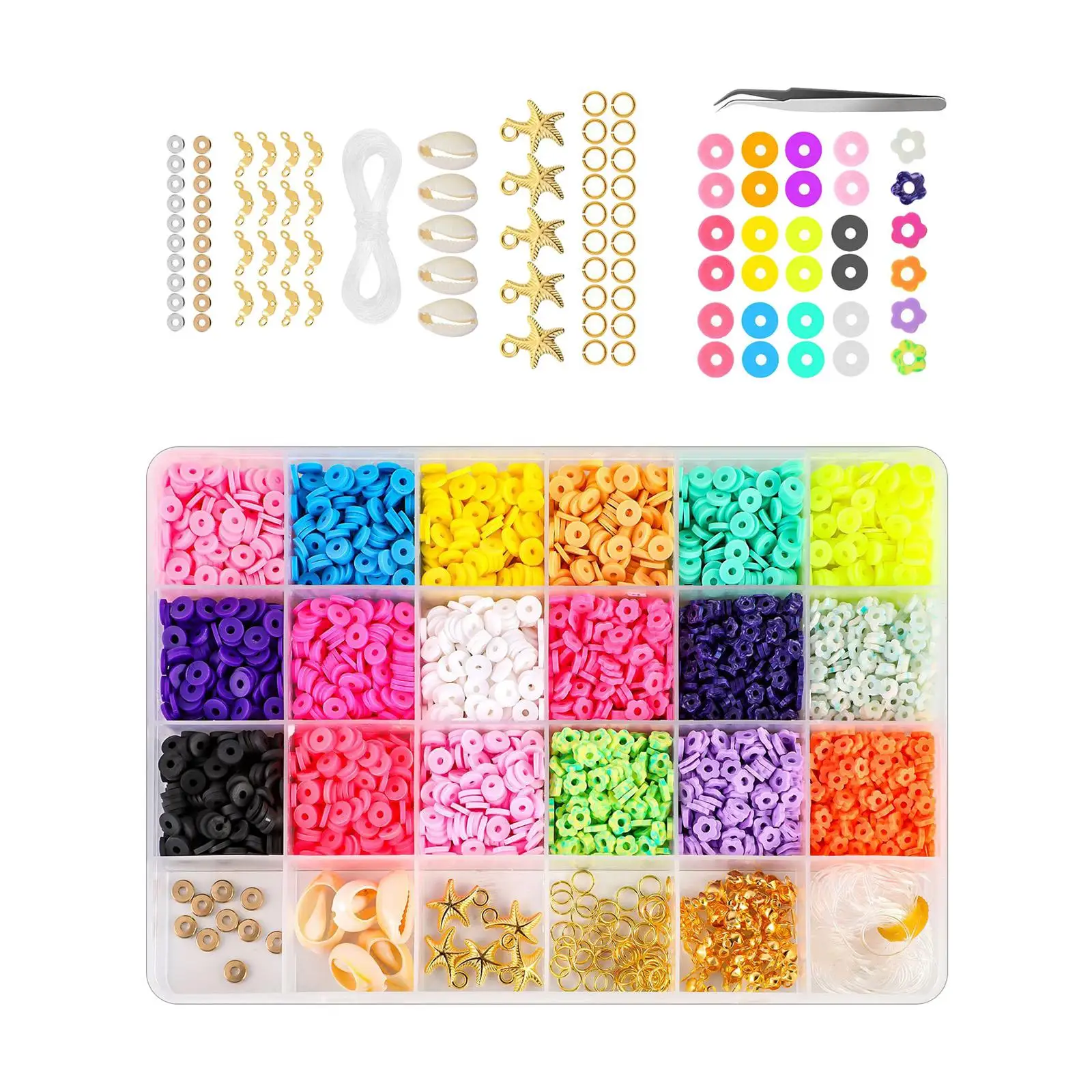 3712 Pieces Polymer Clay Bead Flat Round Jewellery Making Kit for Necklaces DIY Bracelets Earrings Pendants Jewelry Making
3712 Pieces Polymer Clay Bead Flat Round Jewellery Making Kit for Necklaces DIY Bracelets Earrings Pendants Jewelry Making