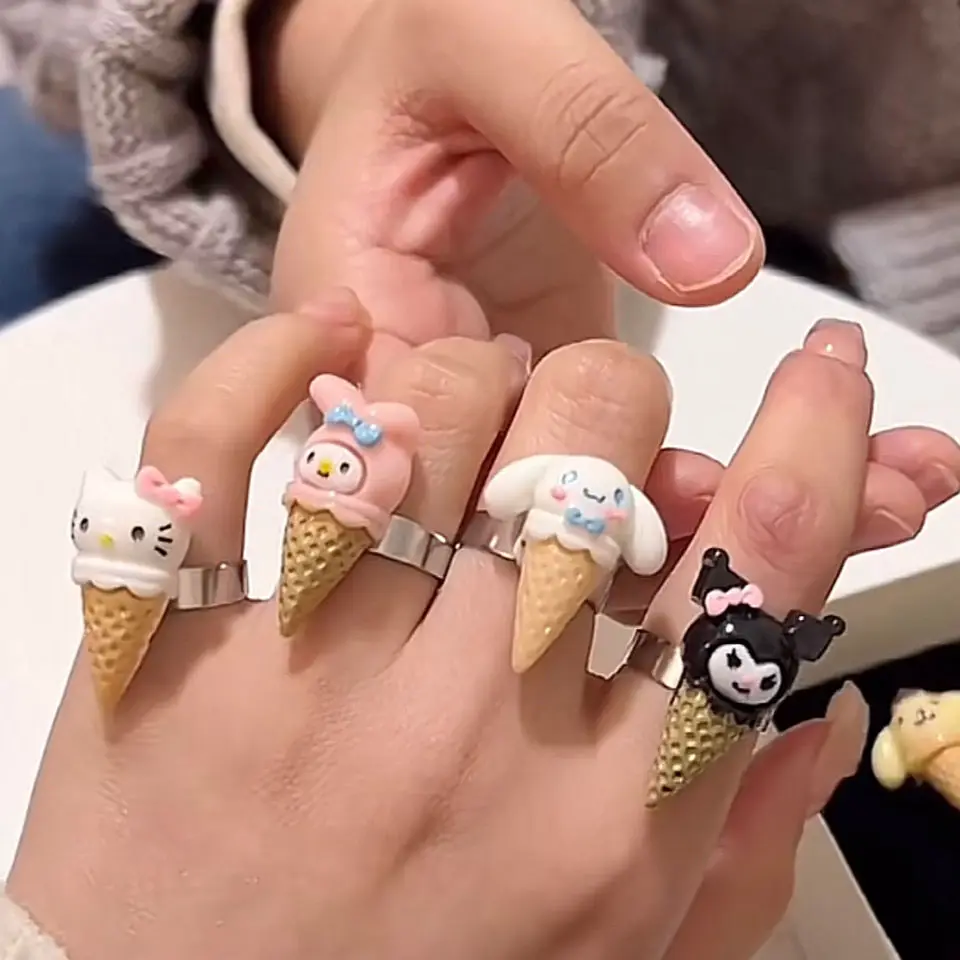 TAKARA TOMY 2022 New Cute Cartoon Hello Kitty Girlfriend Ring Sweet Creative Student Children's Ring
TAKARA TOMY 2022 New Cute Cartoon Hello Kitty Girlfriend Ring Sweet Creative Student Children's Ring