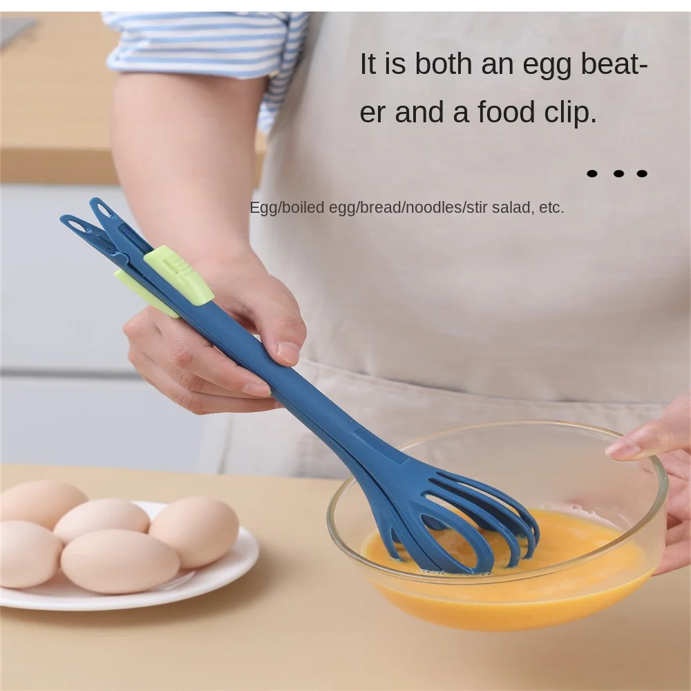 1PC 3 In 1Multi-functional Whisk Manual Egg Beater Nylon Food Tongs Noodle Salad Bread Clips Mixer Kitchen Baking Accessories
1PC 3 In 1Multi-functional Whisk Manual Egg Beater Nylon Food Tongs Noodle Salad Bread Clips Mixer Kitchen Baking Accessories