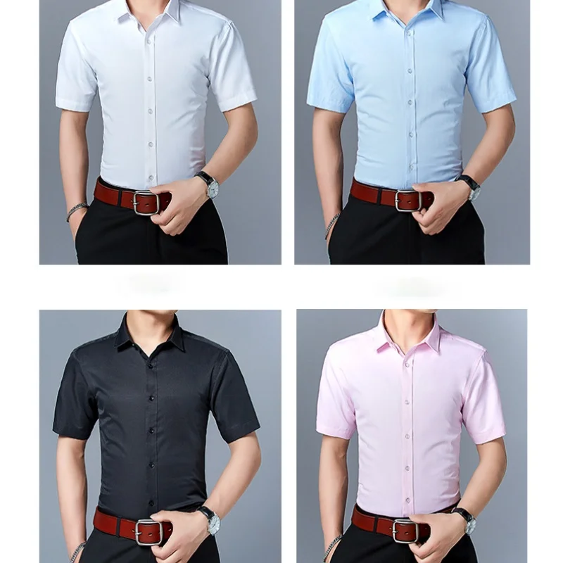 Summer Men's Short Sleeve Shirt Slim Luxury Shirt Men's Large Size Men Clothing Shirts for Mens Button Up Shirt Short Sleeve
Summer Men's Short Sleeve Shirt Slim Luxury Shirt Men's Large Size Men Clothing Shirts for Mens Button Up Shirt Short Sleeve