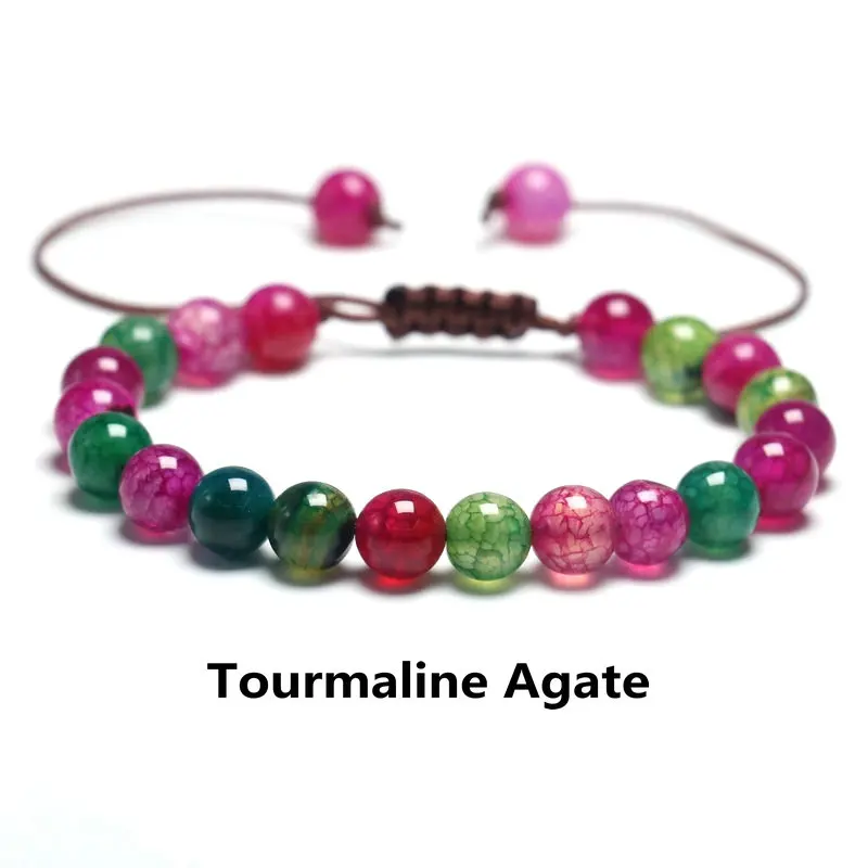 Charm Beads Bracelet For Women Men 8mm Tourmaline Agate Beaded Braid Bracelet Healing Energy Yoga Bracelet Couples DIY Jewelry
Charm Beads Bracelet For Women Men 8mm Tourmaline Agate Beaded Braid Bracelet Healing Energy Yoga Bracelet Couples DIY Jewelry