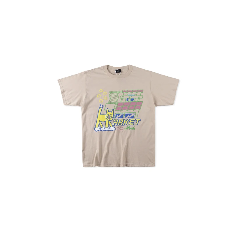 

Travis Scott ts Cactus Jack T-Shirt Men Women High Quality T Shirt Jackboys Rushadk market Cat Print Top Tees Summer T-shirts