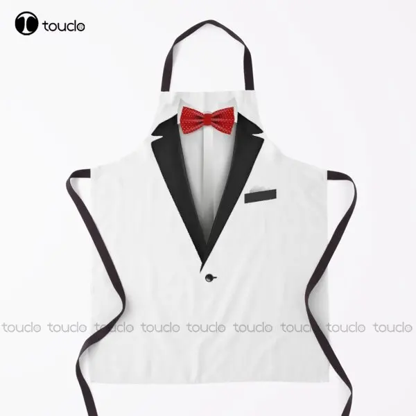 

Tuxedo Design With Red Bowtie For Weddings And Special Occasions Apron Cosmetology Aprons For Women Men Unisex Adult New