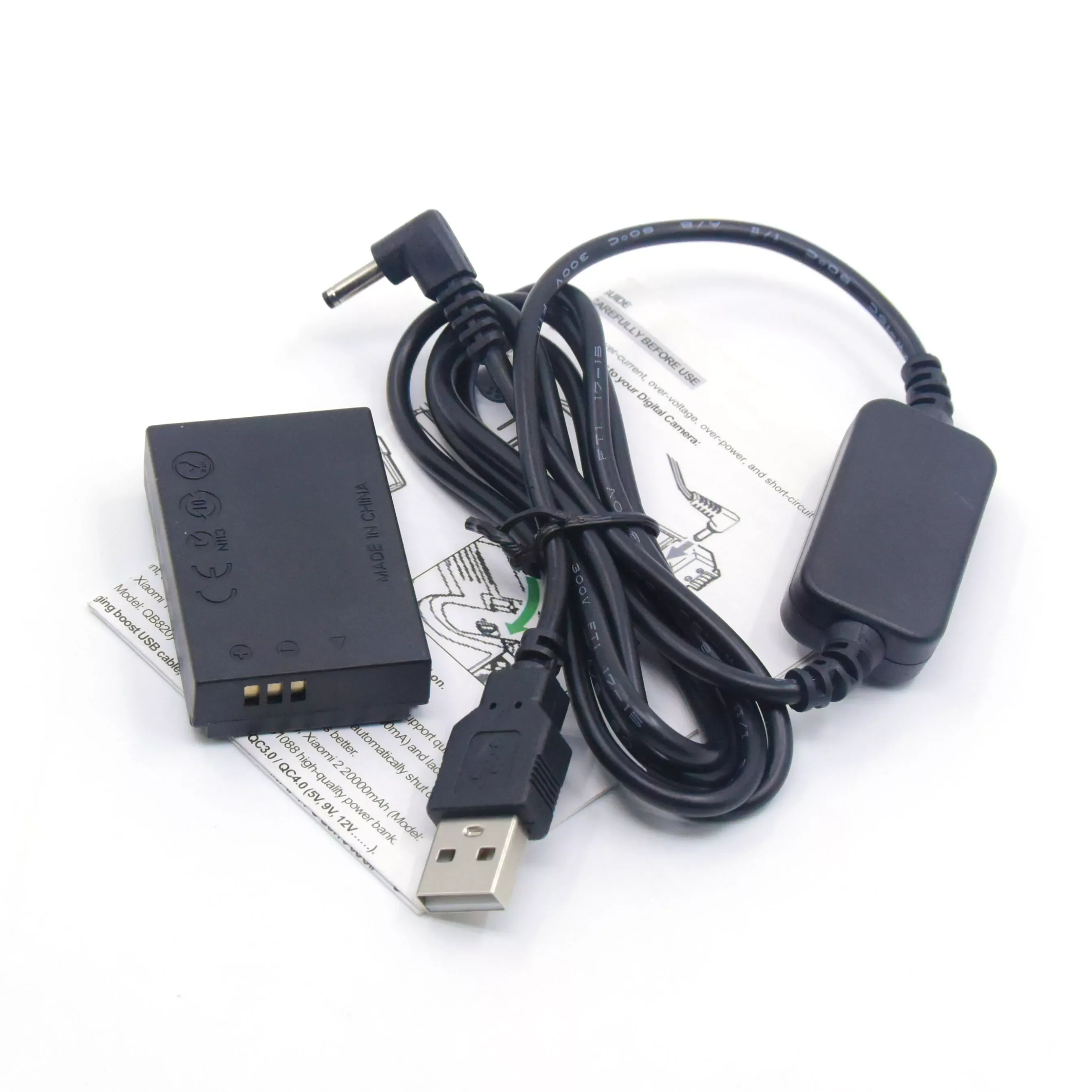 Power Bank 5V USB Cable Adapter + DR-E12 DC Coupler LP-E12 Dummy Battery for Canon EOS M M2 M10 M50 M100 M200 Cameras
Power Bank 5V USB Cable Adapter + DR-E12 DC Coupler LP-E12 Dummy Battery for Canon EOS M M2 M10 M50 M100 M200 Cameras