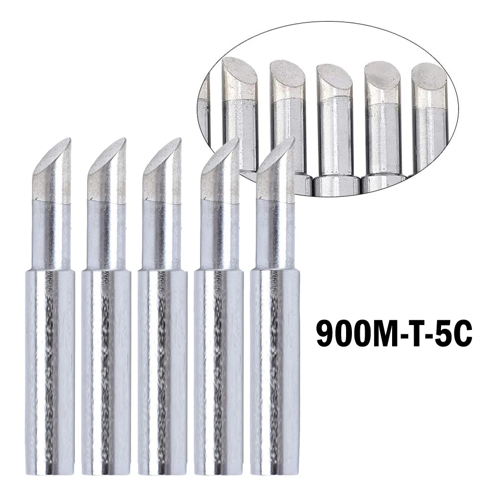 5pcs Solder Iron Station Tool Tips 900M-T-5C Soldering Iron Pure Copper Lead-free Welding Tip Head Power Tool
5pcs Solder Iron Station Tool Tips 900M-T-5C Soldering Iron Pure Copper Lead-free Welding Tip Head Power Tool