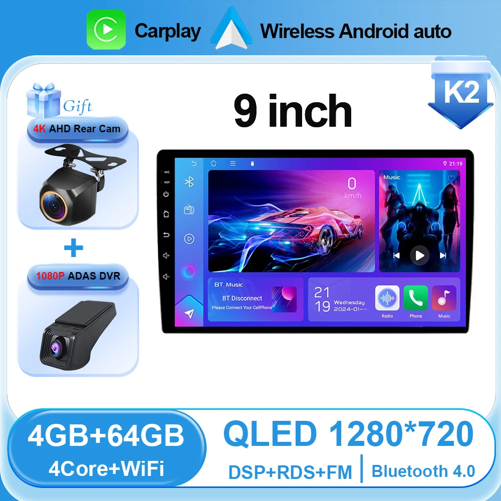 Android 15 CarPlay автомобильный радиоприемник Android Auto GPS мультимедийный плеер 2 DIN универсальный 9/10 дюймов Автомагнитола Wi-Fi плеер QLED Экран BT
Android 15 CarPlay автомобильный радиоприемник Android Auto GPS мультимедийный плеер 2 DIN универсальный 9/10 дюймов Автомагнитола Wi-Fi плеер QLED Экран BT