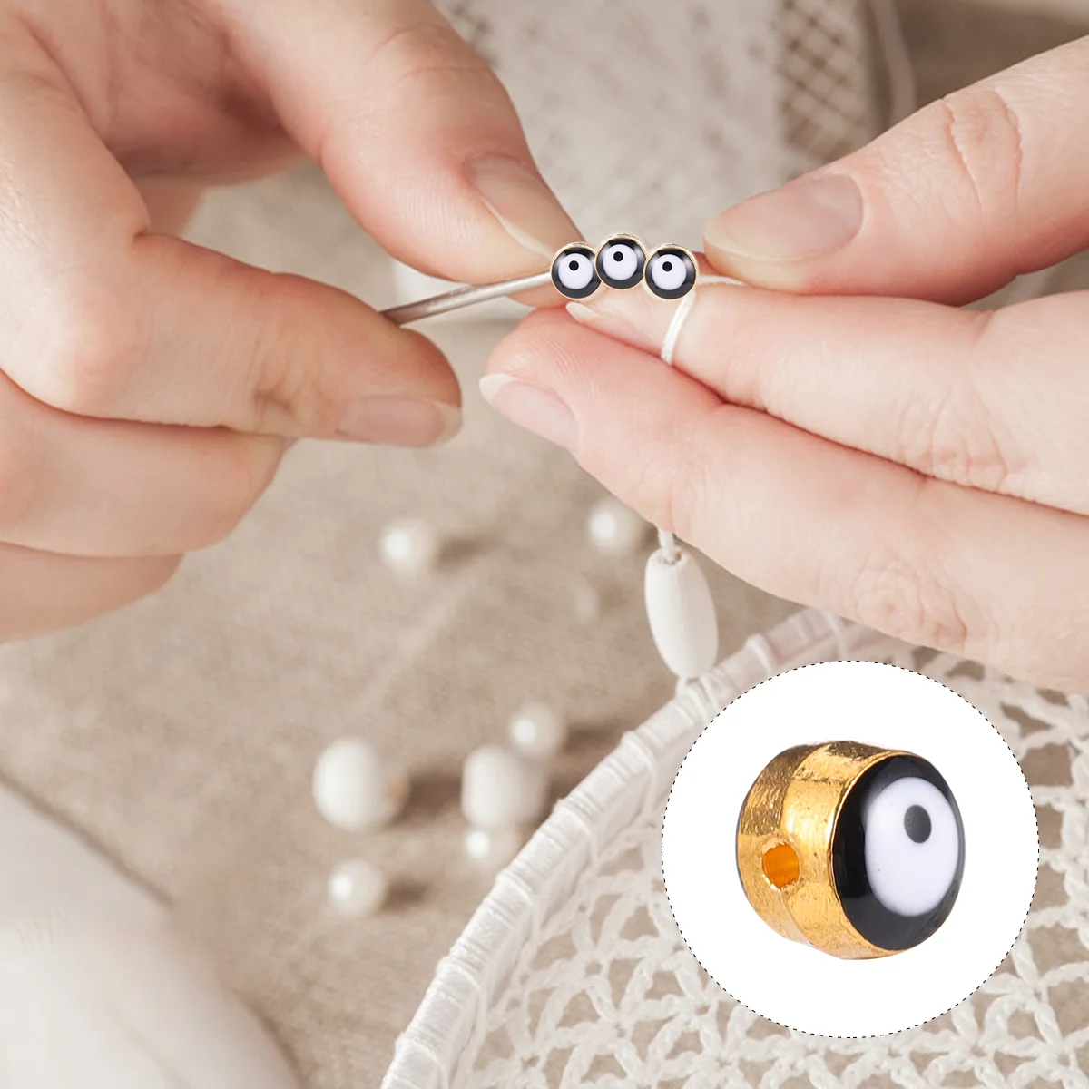 Beads Eye Evileyes Chains Bracelet Wrist Bracelets Turkish Bead Spacer Charm Scary Lucky Hand Craftsjewelry Charms Alloy Diy
Beads Eye Evileyes Chains Bracelet Wrist Bracelets Turkish Bead Spacer Charm Scary Lucky Hand Craftsjewelry Charms Alloy Diy