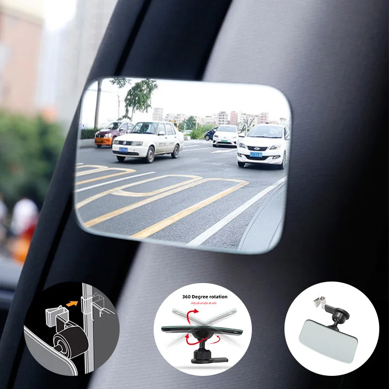 Blind Spot Mirror for Car HD Convex Mirrow Square 360 Adjustable Wide Angle Car Rear View Side Mirror Parking Auxiliary Mirrors
Blind Spot Mirror for Car HD Convex Mirrow Square 360 Adjustable Wide Angle Car Rear View Side Mirror Parking Auxiliary Mirrors