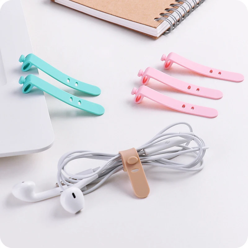 Silicone Cable Tie USB Cable Fastening Strap Accessories & Parts Cable Organizer With Hook Loop For Earphone Cable Data Wire
Silicone Cable Tie USB Cable Fastening Strap Accessories & Parts Cable Organizer With Hook Loop For Earphone Cable Data Wire