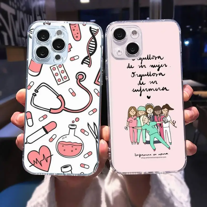 Spain Cartoon Medicine Doctor Nurse Phone Case For iphone 13 12 11 8 7 plus mini x xs xr pro max Transparent soft
Spain Cartoon Medicine Doctor Nurse Phone Case For iphone 13 12 11 8 7 plus mini x xs xr pro max Transparent soft