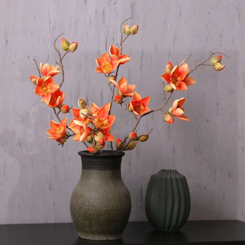 High-end Simulation Kapok Indoor Home Living Room Dining Table Floor Decoration Wedding Long Branch Artificial Flower Fake Plant
High-end Simulation Kapok Indoor Home Living Room Dining Table Floor Decoration Wedding Long Branch Artificial Flower Fake Plant