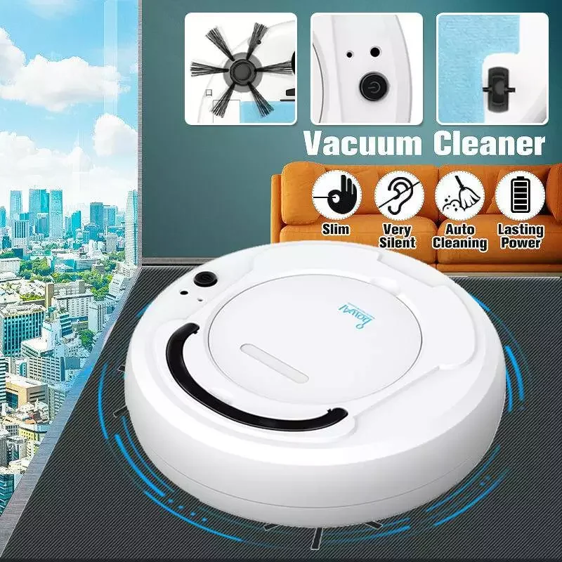 bowAI USB Charging Smart Sweeping Robot Intelligent Sweeping Robot Household Appliance Cleaning Sweeping Machine Vacuum Cleaner
bowAI USB Charging Smart Sweeping Robot Intelligent Sweeping Robot Household Appliance Cleaning Sweeping Machine Vacuum Cleaner