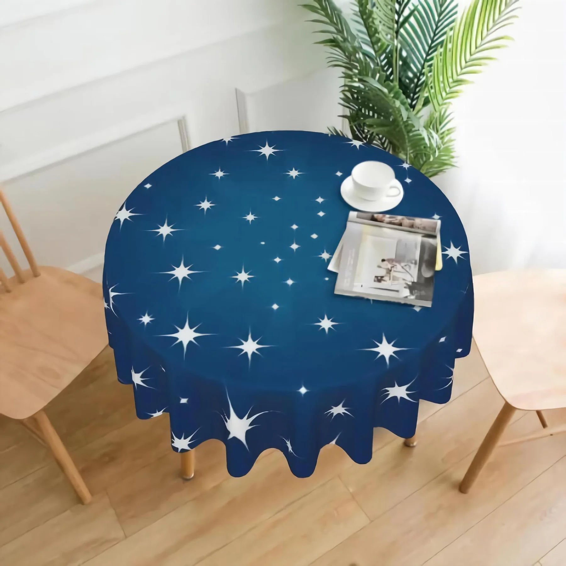 Beautiful Night Tablecloth for Round Table Washable Satin Resistant Dining Table Protector for Holiday Party 60 Inch
Beautiful Night Tablecloth for Round Table Washable Satin Resistant Dining Table Protector for Holiday Party 60 Inch