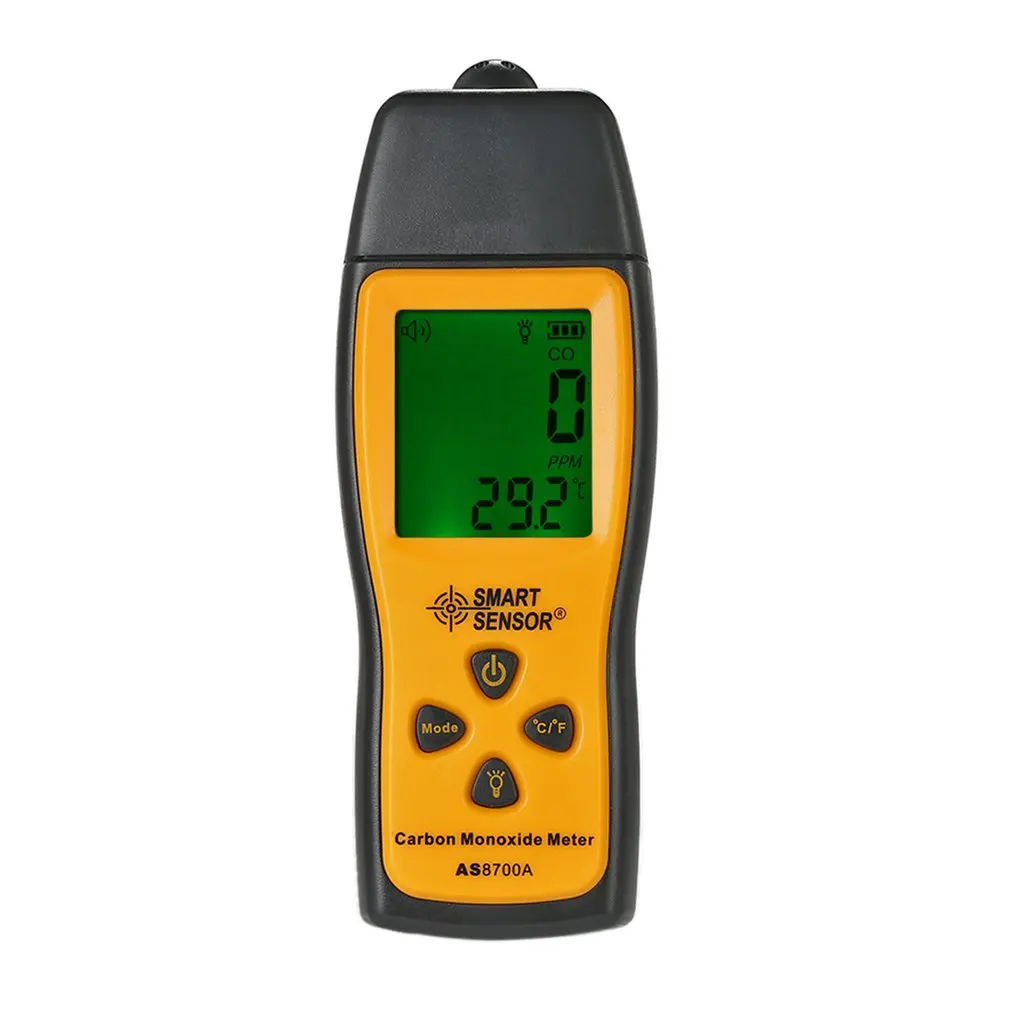 Handheld Carbon Monoxide Meter Portable CO Gas leak Detector Gas Analyzer High Precision detector de gas Monitor tester 1000ppm
Handheld Carbon Monoxide Meter Portable CO Gas leak Detector Gas Analyzer High Precision detector de gas Monitor tester 1000ppm