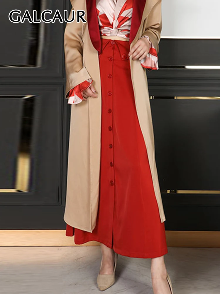 GALCAUR Lace Up Skirts For Female High Waist Slimming Solid Color Pleated Women's Casual Skirt Fashion Streetwear New 2021 
GALCAUR Lace Up Skirts For Female High Waist Slimming Solid Color Pleated Women's Casual Skirt Fashion Streetwear New 2021