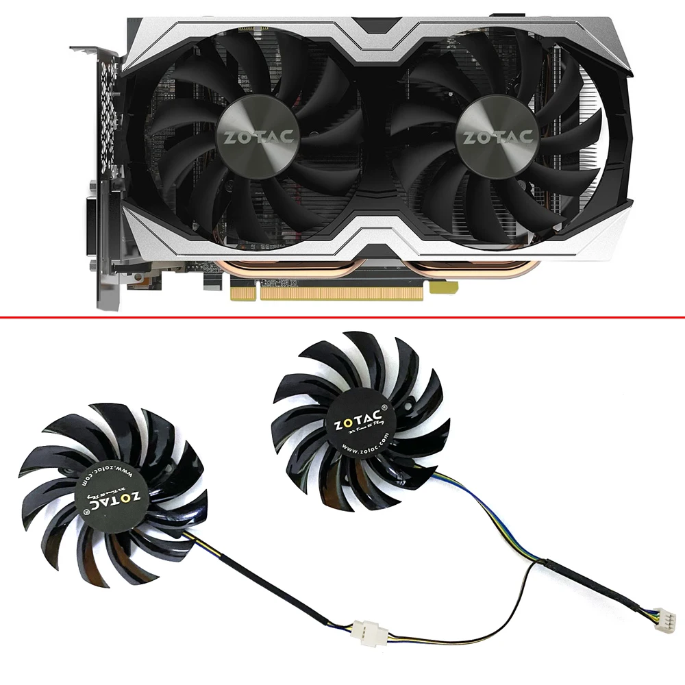 Cooling Fan For ZOTAC GeForce GTX 1070 Mini Cooling Fans Graphics card fan 75mm 4PIN PLD08010S12HH
Cooling Fan For ZOTAC GeForce GTX 1070 Mini Cooling Fans Graphics card fan 75mm 4PIN PLD08010S12HH