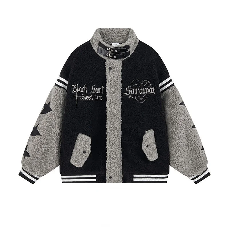 Autumn and winter lamb velvet jacket men 2022 plus velvet thickened ig tide brand street fashion clothes loose handsome coat
Autumn and winter lamb velvet jacket men 2022 plus velvet thickened ig tide brand street fashion clothes loose handsome coat