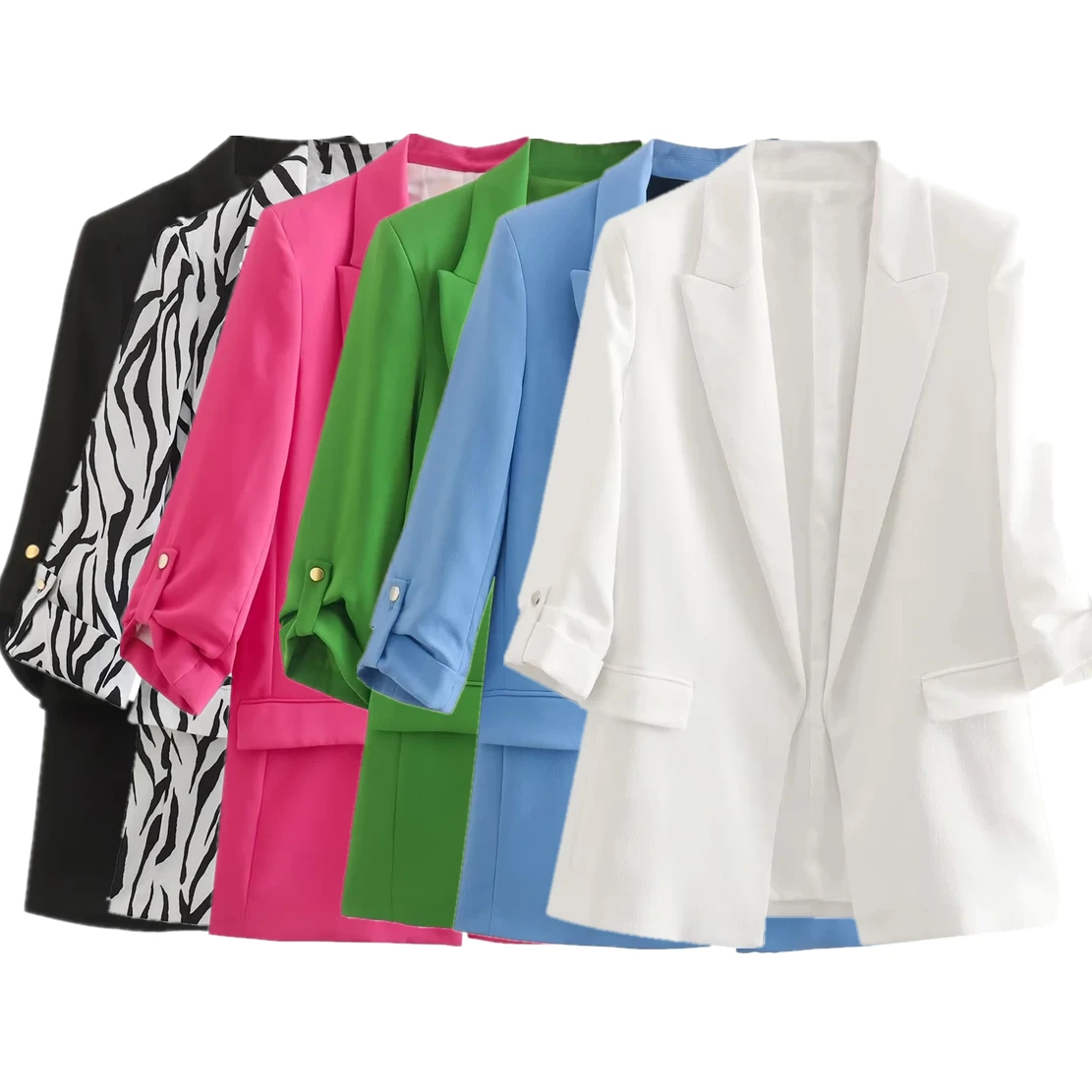 Jenny&Dave England Style Office Lady Solid Roll Up Sleeve Casual Blazers Women Tops Autumn Jackets
Jenny&Dave England Style Office Lady Solid Roll Up Sleeve Casual Blazers Women Tops Autumn Jackets