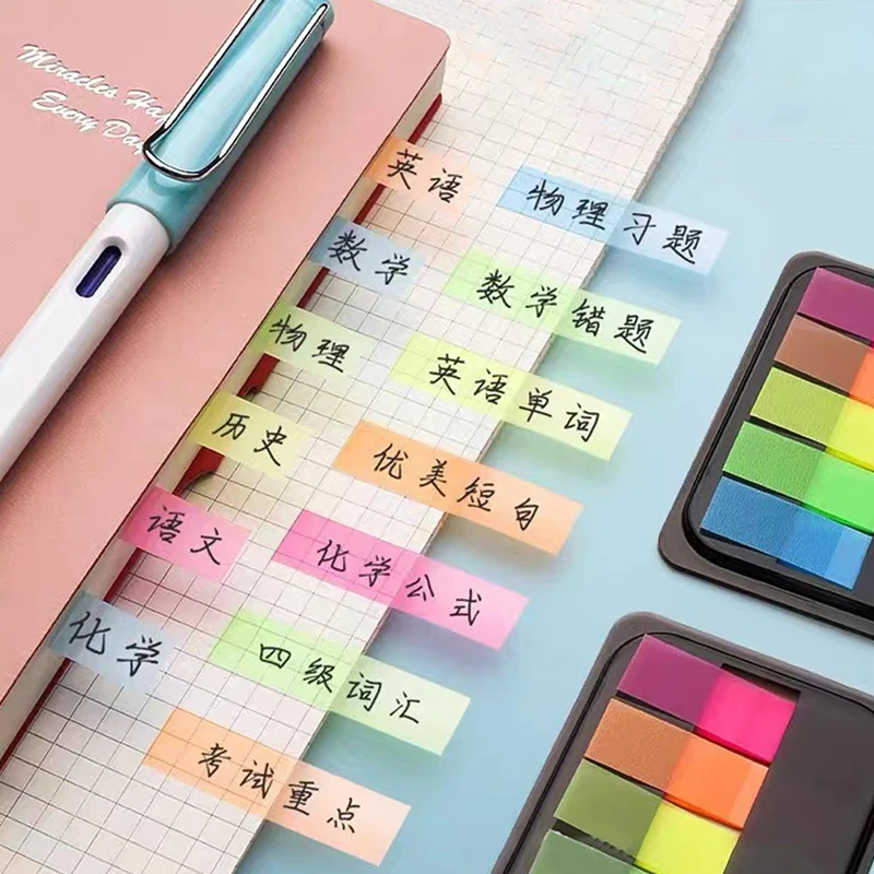 3 Designs Fluorescence Color Self Adhesive Memo Pad Sticky Notes Bookmark Marker Student Stationery Office Supplies
3 Designs Fluorescence Color Self Adhesive Memo Pad Sticky Notes Bookmark Marker Student Stationery Office Supplies