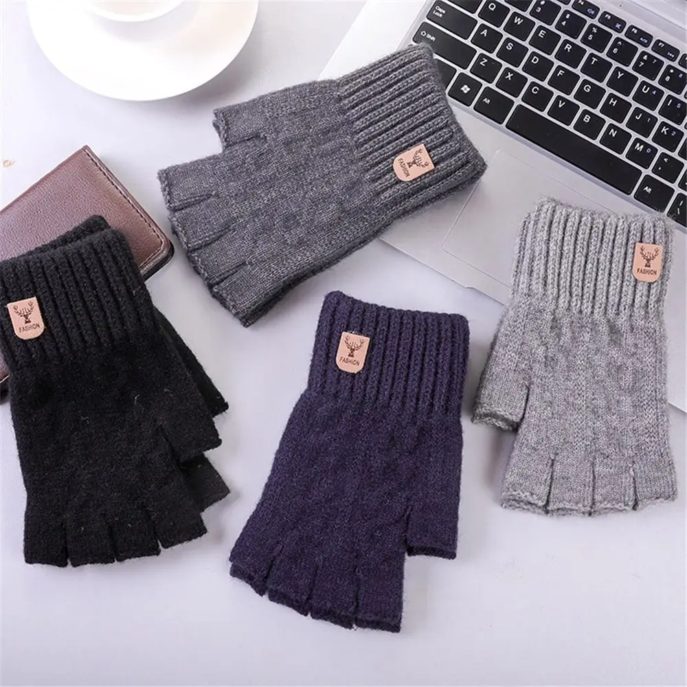 Men Outdoor Elastic Winter Warm Knitted Driving Gloves Fingerless Gloves Half Finger Mittens
Men Outdoor Elastic Winter Warm Knitted Driving Gloves Fingerless Gloves Half Finger Mittens