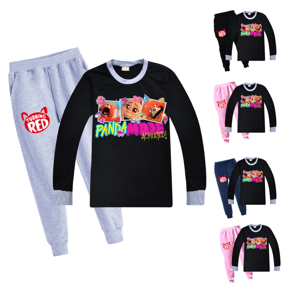 2022 Movie Disney Turning Red Clothes Kids Pullover Sweatshirt Boys Long Sleeve Top + Pants 2 Piece Toddler Girls Casual Wear
2022 Movie Disney Turning Red Clothes Kids Pullover Sweatshirt Boys Long Sleeve Top + Pants 2 Piece Toddler Girls Casual Wear