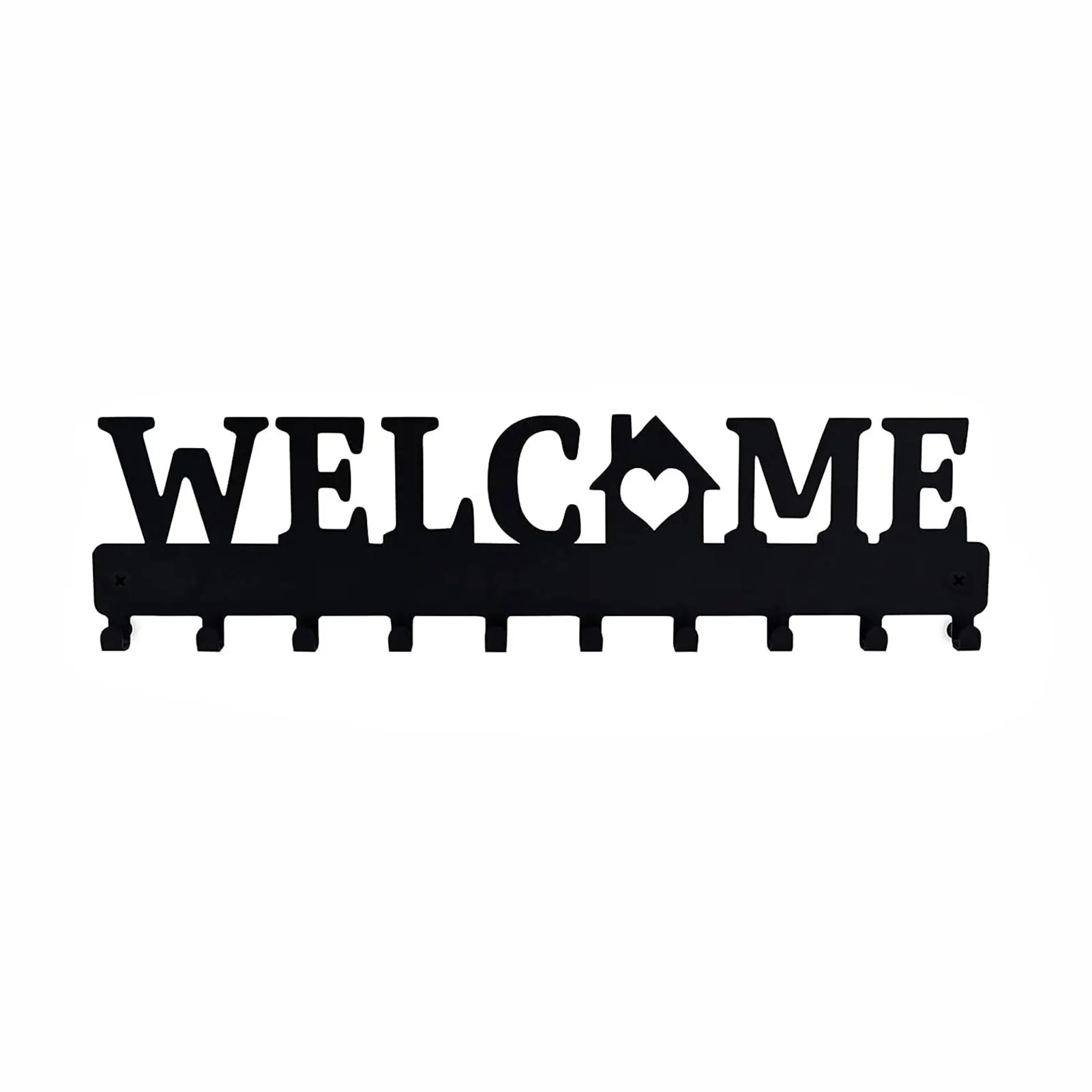 Wall Key Hanger Decoration Metal Wall Mounted Entryway Key Rack With 10 Hooks Key Holder Hooks Metal Key Holder For Home Wall
Wall Key Hanger Decoration Metal Wall Mounted Entryway Key Rack With 10 Hooks Key Holder Hooks Metal Key Holder For Home Wall