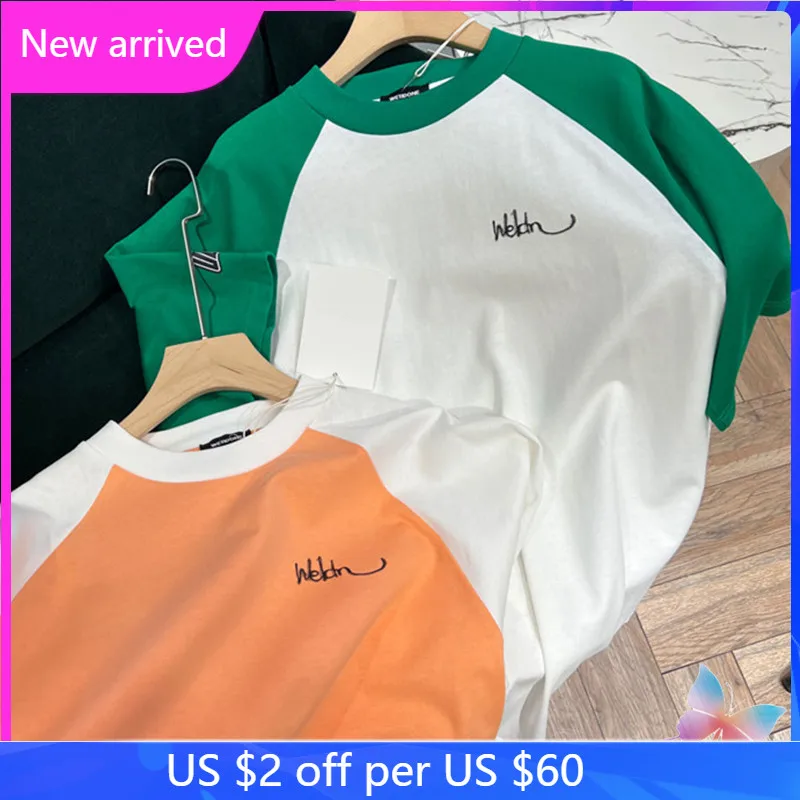 High Quantity Welldone T-shirt Printed Two-color Stitching Raglan Short-sleeved Oversize Loose Men Women Welldone T Shirts
High Quantity Welldone T-shirt Printed Two-color Stitching Raglan Short-sleeved Oversize Loose Men Women Welldone T Shirts