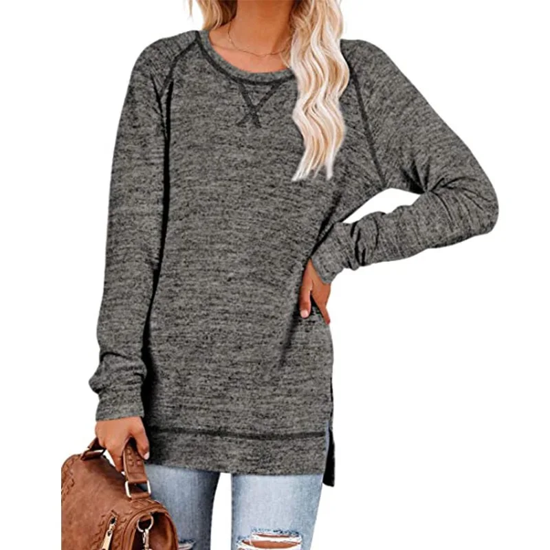 Oversized Sweatshirts for Women Casual Loose O-neck T-shirt Autumn Winter Female Solid Color Pullover Tops Vetement Femme 2022
Oversized Sweatshirts for Women Casual Loose O-neck T-shirt Autumn Winter Female Solid Color Pullover Tops Vetement Femme 2022