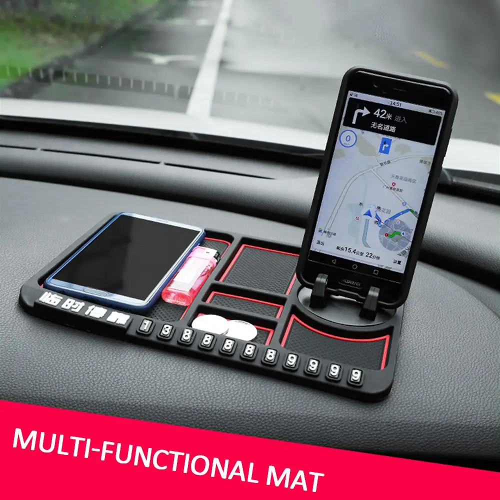 Anti-skid Car Anti-slip Mat Multifunctional 1pcs Car Navigation Bracket Universal Anti-skid Cushion Car Interior Accessories
Anti-skid Car Anti-slip Mat Multifunctional 1pcs Car Navigation Bracket Universal Anti-skid Cushion Car Interior Accessories