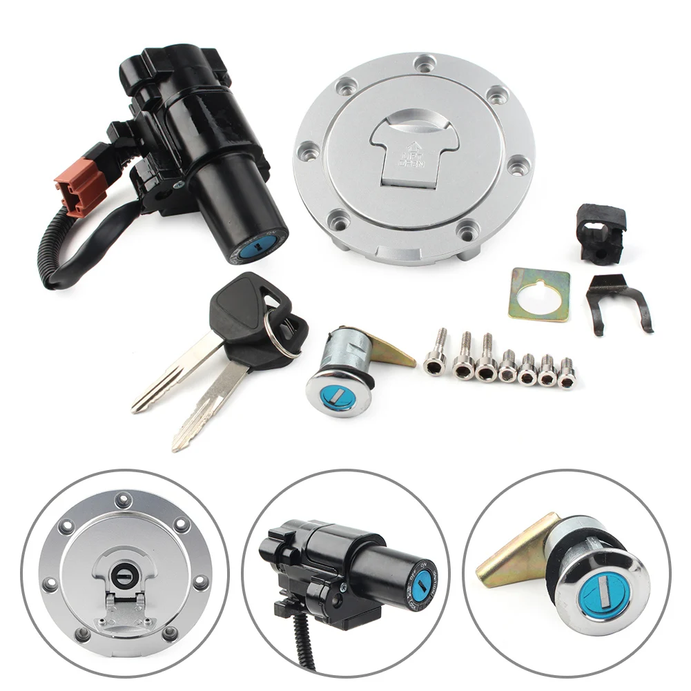 Motorcycle Ignition Switch Fuel Gas Cap Seat Lock Key For Honda CBR 600RR 2007-2014 & CBR1000RR 2008 09 10 11 12 13 2014 1set
Motorcycle Ignition Switch Fuel Gas Cap Seat Lock Key For Honda CBR 600RR 2007-2014 & CBR1000RR 2008 09 10 11 12 13 2014 1set