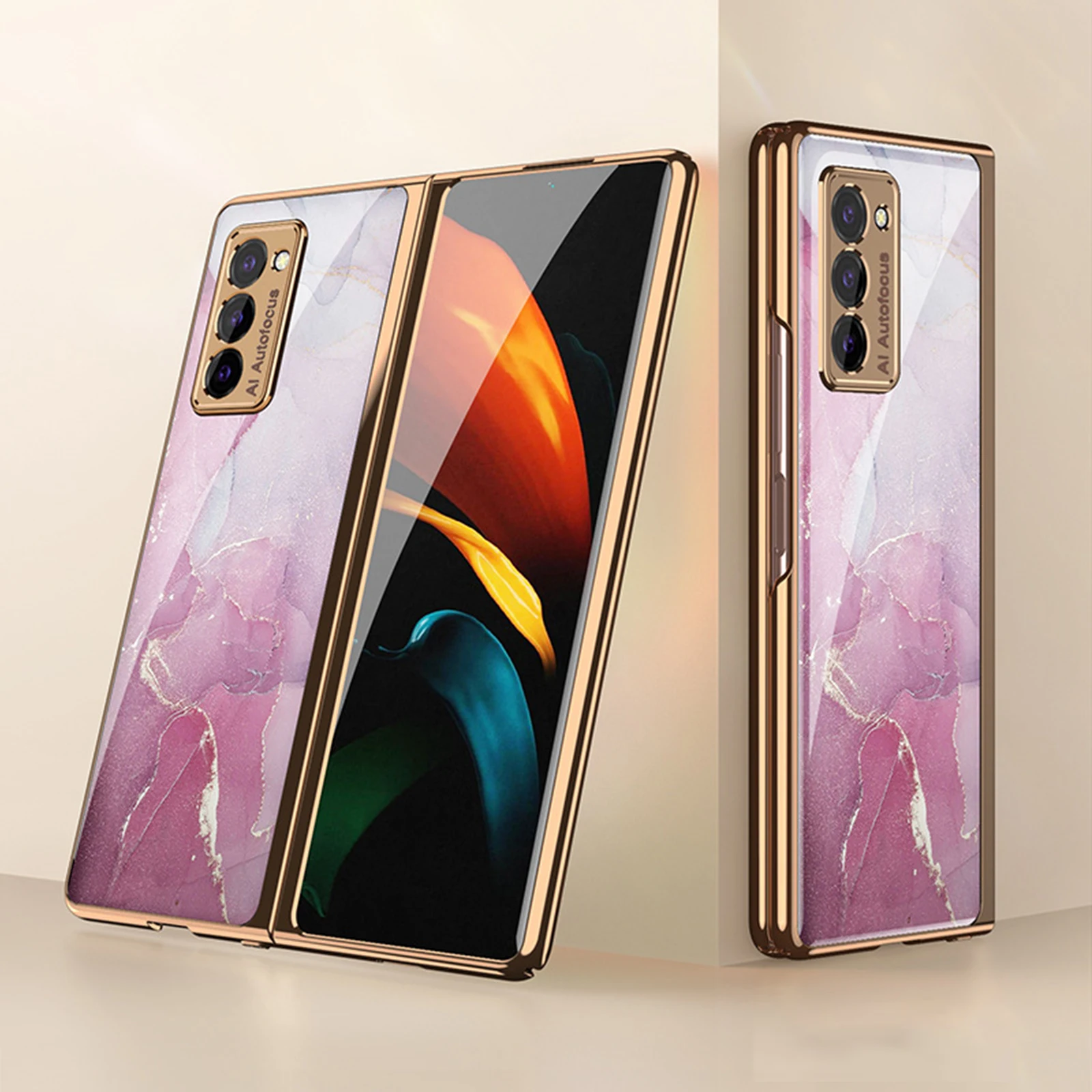 Стеклянный чехол для телефона Samsung Z Fold 3, с мраморным рисунком, креативная индивидуальная защита от падения, складной защитный чехол
Стеклянный чехол для телефона Samsung Z Fold 3, с мраморным рисунком, креативная индивидуальная защита от падения, складной защитный чехол