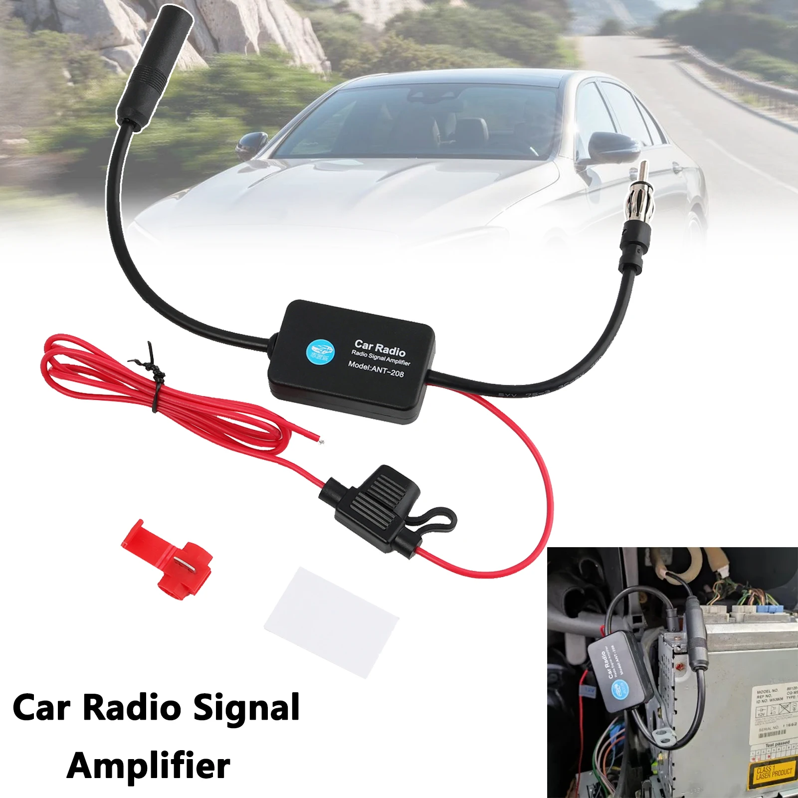 

Практичный усилитель FM-сигнала, автомобильная антенна с защитой от помех, универсальная магнитола, автомобильные запчасти, автомобильный радиоусилитель 25 дБ
