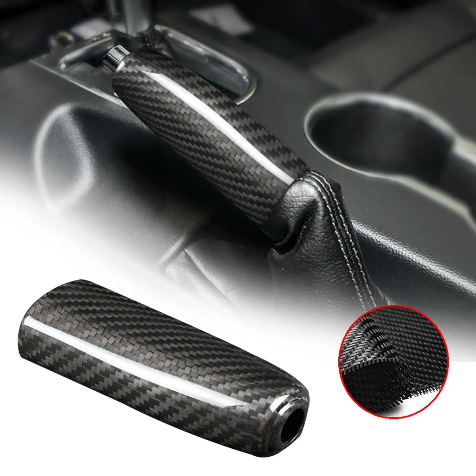 For Ford Mustang 2015-21 Hard Carbon Fiber Car Handbrake Grip Cover Replace Trim
For Ford Mustang 2015-21 Hard Carbon Fiber Car Handbrake Grip Cover Replace Trim