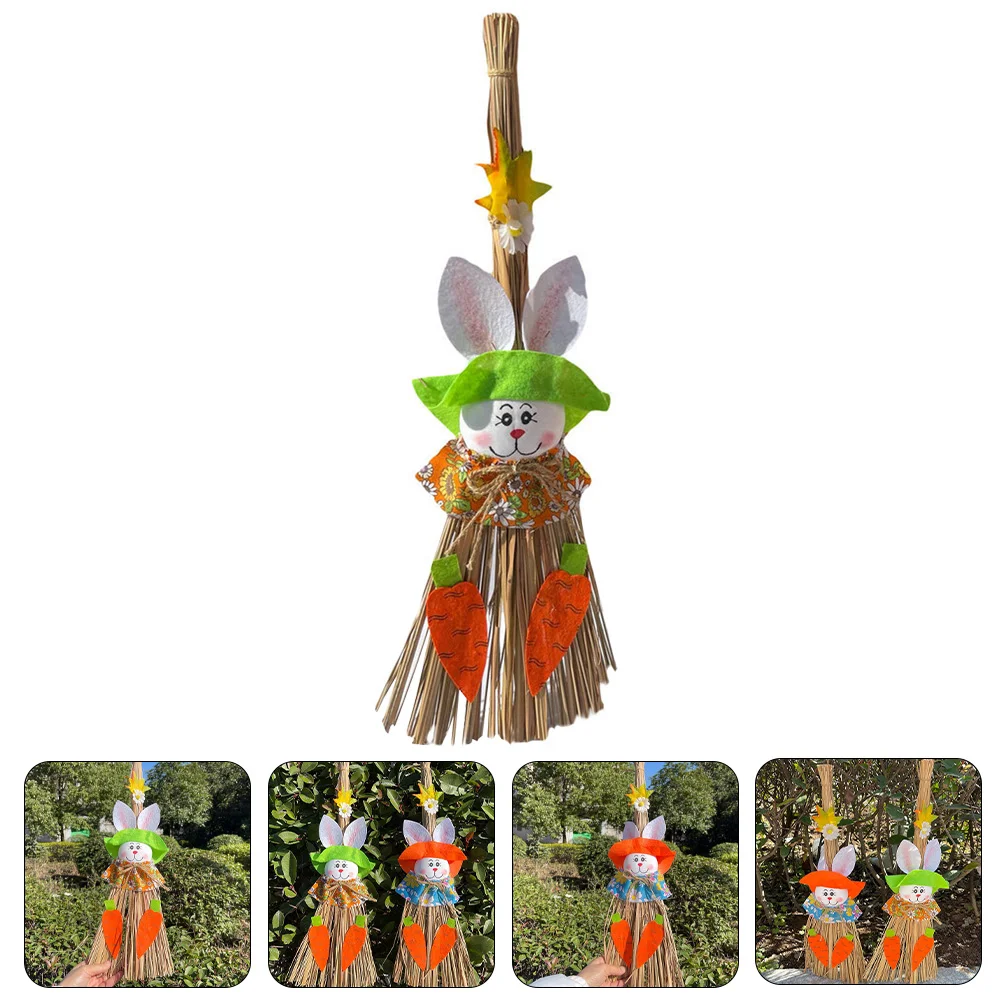 Easter Tree Rabbit Decorations Ornaments Hanging Broom Bunny Decoration Straw Pendant Witch Ornament Stuffers Animal Figurine
Easter Tree Rabbit Decorations Ornaments Hanging Broom Bunny Decoration Straw Pendant Witch Ornament Stuffers Animal Figurine
